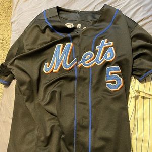 David Wright Black Mets Jersey Majestic Authentic size 54